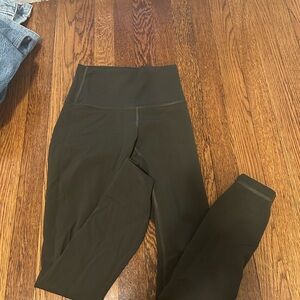 lululemon athletica Dark Green Leggings